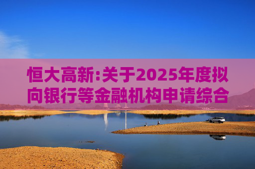恒大高新:关于2025年度拟向银行等金融机构申请综合授信及为子公司提供担保的公告