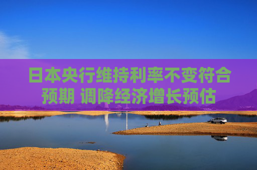 日本央行维持利率不变符合预期 调降经济增长预估