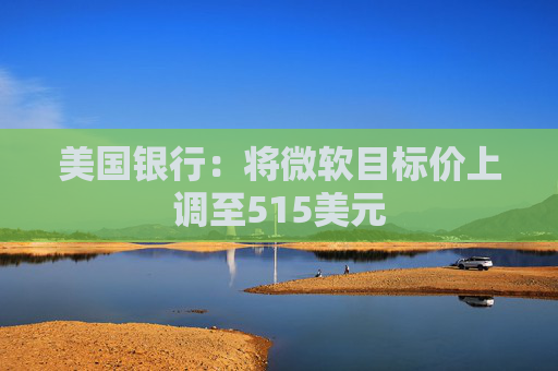 美国银行：将微软目标价上调至515美元