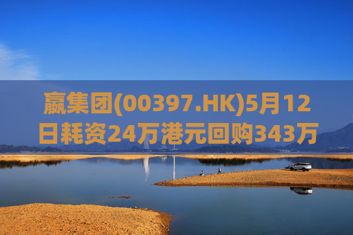 嬴集团(00397.HK)5月12日耗资24万港元回购343万股