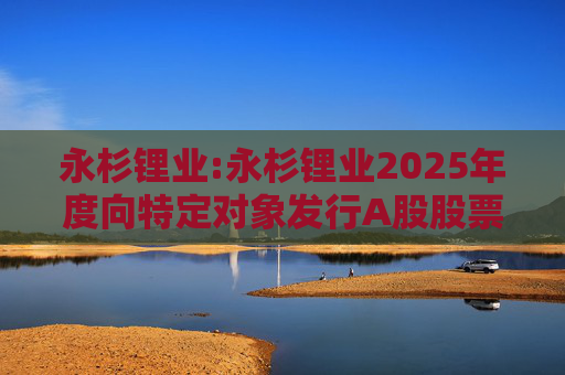 永杉锂业:永杉锂业2025年度向特定对象发行A股股票预案