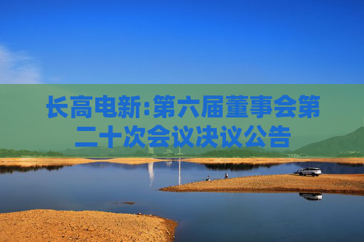 长高电新:第六届董事会第二十次会议决议公告