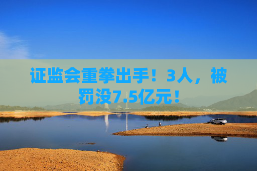 证监会重拳出手！3人，被罚没7.5亿元！