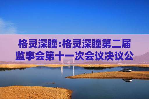 格灵深瞳:格灵深瞳第二届监事会第十一次会议决议公告