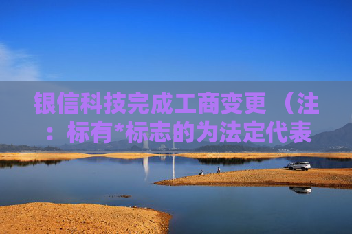 银信科技完成工商变更 （注：标有*标志的为法定代表人）1 詹立雄* 董事长2 朱元辉 董事3 张圣怀 董事4 骆小元 董事5 林静颖 董事6 詹立雄* 总经理7 卢英 监事会主席8 袁彩萍 监事9 张雅君 监事任董事（理事）、经理、监事