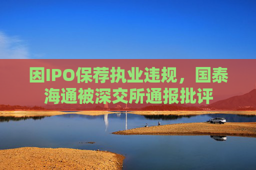 因IPO保荐执业违规，国泰海通被深交所通报批评