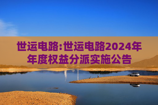 世运电路:世运电路2024年年度权益分派实施公告  第1张