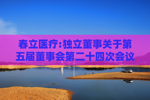 春立医疗:独立董事关于第五届董事会第二十四次会议相关事项的事前认可意见