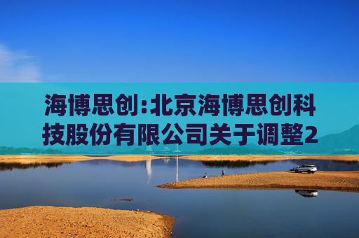 海博思创:北京海博思创科技股份有限公司关于调整2024年度利润分配总额的公告  第1张