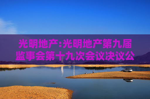 光明地产:光明地产第九届监事会第十九次会议决议公告