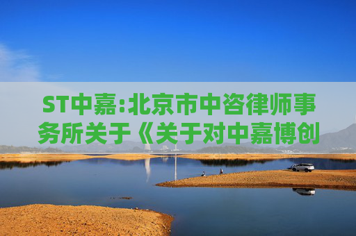 ST中嘉:北京市中咨律师事务所关于《关于对中嘉博创信息技术股份有限公司2024年年报的问询函》补充问询相关事项之专项核查意见