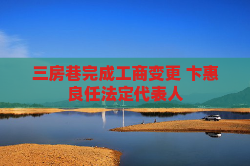 三房巷完成工商变更 卞惠良任法定代表人