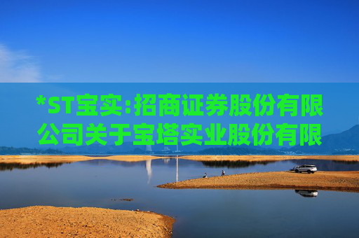 *ST宝实:招商证券股份有限公司关于宝塔实业股份有限公司本次交易前12个月内购买、出售资产情况的核查意见