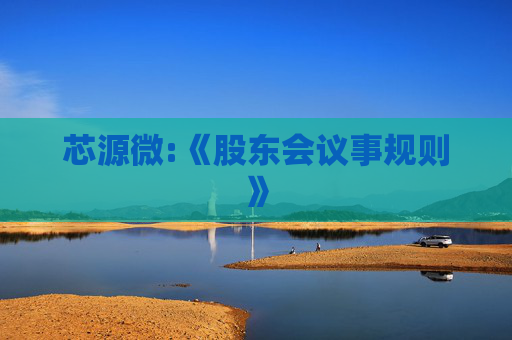 芯源微:《股东会议事规则》