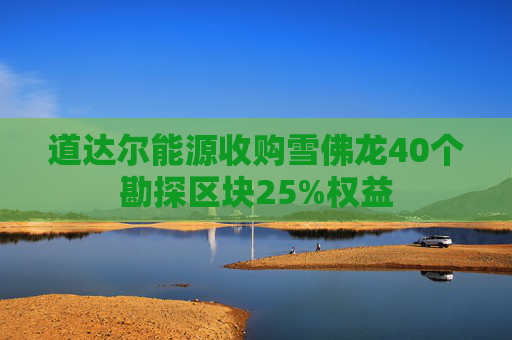 道达尔能源收购雪佛龙40个勘探区块25%权益