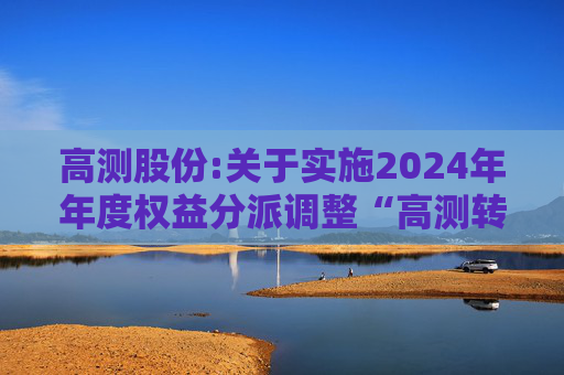 高测股份:关于实施2024年年度权益分派调整“高测转债”转股价格的公告