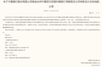 宁夏银行：吸收合并宁夏贺兰回商村镇银行并新设分支机构