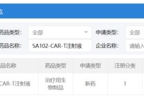 三生制药重磅双靶点CAR-T产品申报临床获CDE受理