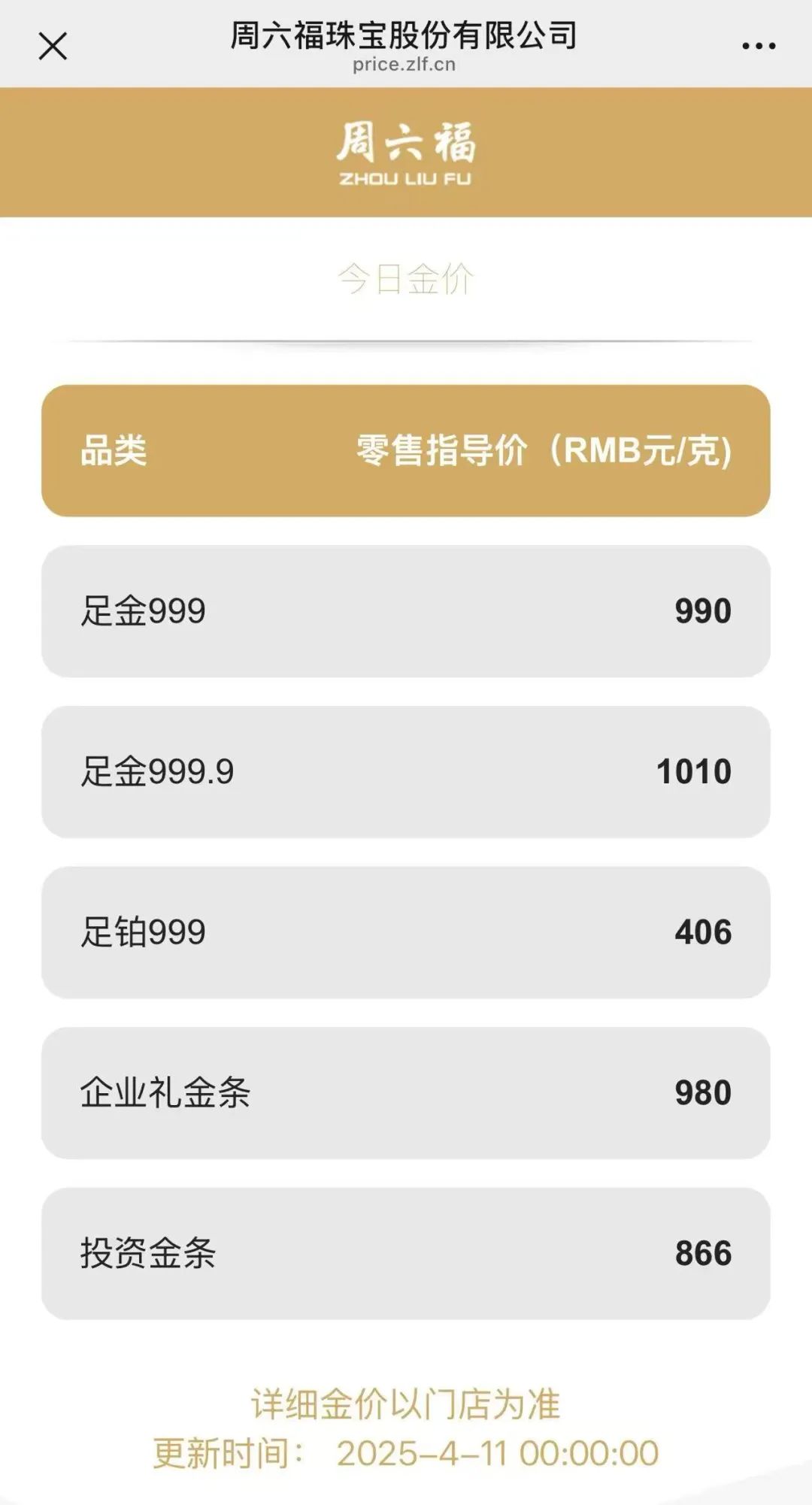 黄金饰品突破1000元/克！高盛：国际金价或升破4200美元/盎司！  第3张